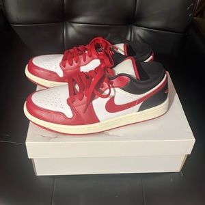 Red black and white Jordan flights